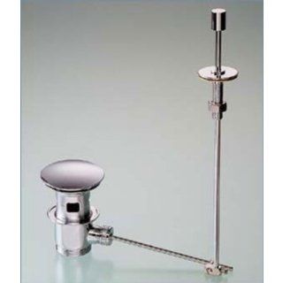 Vola Drains A14 Vola 1 1 4"Pop Up Waste W Remote Lift Rod For Eur Basin Chrome Brushed Chrome   Plumbing Equipment  
