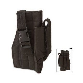 VooDoo Tactical MOLLE Holster w/Attached Mag Pouch   Right Hand   Black : Gun Holsters : Sports & Outdoors