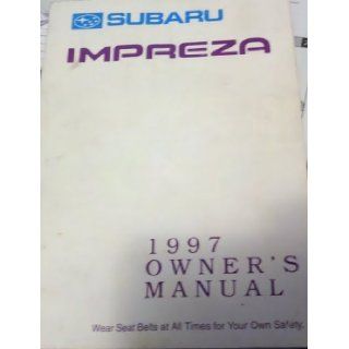 Subaru Impreza 1997 Owner's Manual: Books