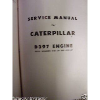 Caterpillar OEM Service Manual D330 D337 Service Manual: Caterpillar Service: Books