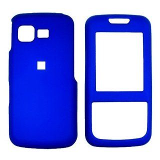 For Samsung M330 Rubberize Hard Plastic Case Cover Blue Electronics