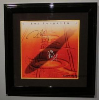 Led Zeppelin Autographed Boxed Set Album: Entertainment Collectibles