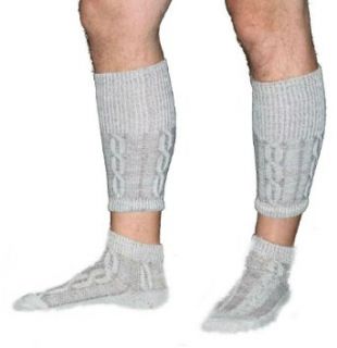 Trachten Haus Men's Long Embroidered German Lederhosen Cotton Socks: World Apparel: Clothing