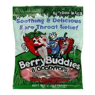 Herbon Goodypops, Berry Buddies, 8 Count Bags (Pack of 12)  Suckers And Lollipops  Grocery & Gourmet Food