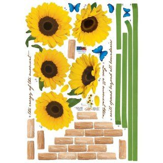 Reusable Decoration Wall Sticker Decal   ECO Morning Sunflowers : Nursery Wall D?cor : Baby