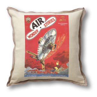 Museum of Robots Classic Sci fi Illustration Air Wonder Stories Pillow