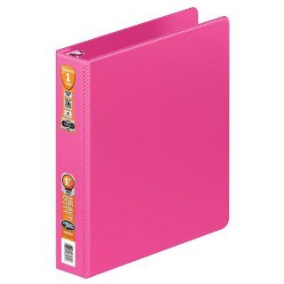 Wilson Jones Heavy Duty Round Ring Binder with Extra Durable Hinge, 1.5 Inch, Bright Pink (W364 34 212) : Office Products