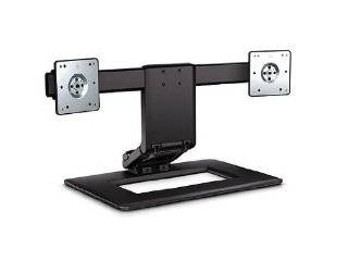  HEWLETT PACKARD HP ADJUSTABLE DUAL MONITOR STAND Dual Hinged Design Use Two External Displays: Computers & Accessories