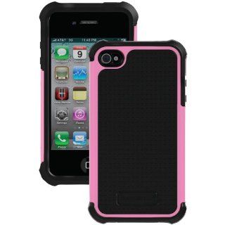 Ballistic Sa0582 M365 Iphone(R) 4/4S Sg Case (Black Silicone/Black Tpu/Pink Pc): Cell Phones & Accessories