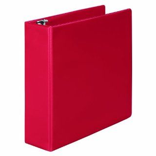 Wilson Jones 368 Basic Round Ring Binder, 3 Inch, Red (W368 49NR) : Office Products