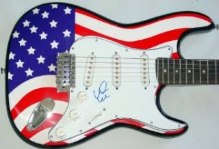 Earth Wind & Fire Autographed Signed USA Guitar & Proof PSA/DNA: Earth Wind: Entertainment Collectibles