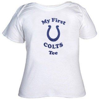 Reebok Indianapolis Colts Infant White My First Tee T shirt : Athletic T Shirts : Sports & Outdoors