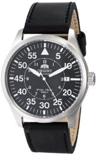 Orient Men's FER2A003B0 Flight Analog Display Japanese Automatic Black Watch: Watches