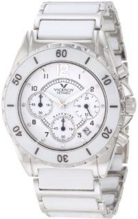 Viceroy Women's 47550 05 White Ceramic Cronograph Date Watch at  Women's Watch store.