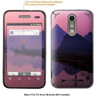 Protective Decal Skin Sticker for Metro PCS ZTE Score M case cover ZTEscoreM 368: Cell Phones & Accessories