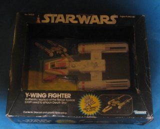 Kenner Vintage Star Wars   Die Cast Y Wing Fighter   White With Red Accents   Die Cast   Approx. 8 Inches Long   Features Removable Drive Pods and Bomb: Toys & Games
