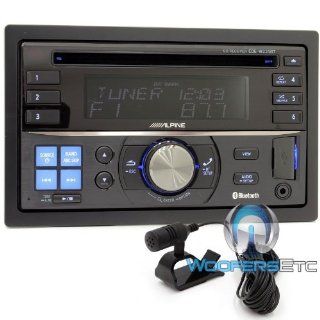 Alpine Cde w235bt In dash Double Din Cd/mp3/usb Car Stereo Receiver w/ Parrot : Vehicle Receivers : Car Electronics