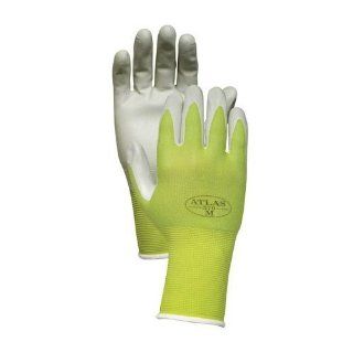 Atlas NT370 Nitrile Garden and Work Gloves, Green Apple, Medium : Atlas Touch Gardening Gloves : Patio, Lawn & Garden