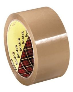 Scotch Box Sealing Tape 371 Tan, 48 mm x 50 m (Case of 36): Industrial & Scientific