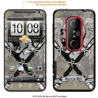 Protective Decal Skin Sticker for Virgin HTC EVO V 4G case cover evo3D 371: Cell Phones & Accessories