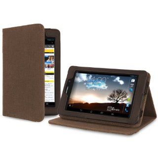 Cover Up ASUS Fonepad ME371MG (7") Tablet Version Stand Natural Hemp Cover Case   Cocoa Brown: Computers & Accessories