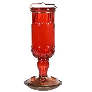 Perky Pet 8119 2 Red Antique Bottle Hummingbird Feeder : Wild Bird Feeders : Patio, Lawn & Garden