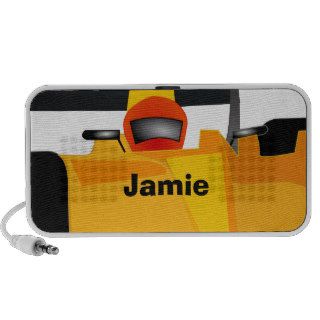 Personalize Race Car Birthday Party Gifts Notebook Speaker