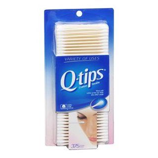 PACK OF 3 EACH Q TIPS SWABS 375EA PT#30521516328: Health & Personal Care