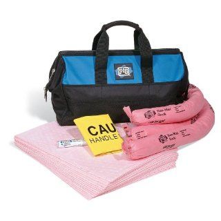 New Pig KIT383 25 Piece HazMat Spill Kit in Tote Bag, 6 Gallon Absorbency: Industrial Spill Response Kits: Industrial & Scientific
