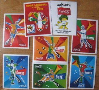 Very Rare 8 Panini Coca Cola Stickers South Africa World Cup 2010  Other Products  