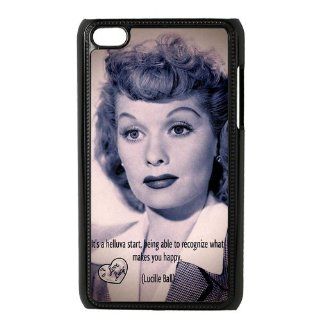 I Love Lucy Lucille Ball series plastic case for Ipod Touch 4 : MP3 Players & Accessories