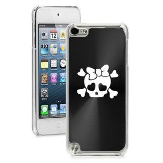 Apple iPod Touch 5th Generation Black 5B1199 hard back case cover Heart Skull Bow: Cell Phones & Accessories