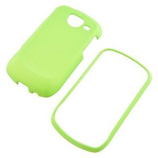 Neon Green Rubberized Hard Faceplate Cover Phone Case for Samsung Brightside U380: Cell Phones & Accessories