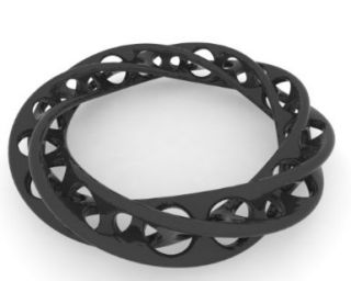 3D Printed Mobius Chain Bracelet, Black: Stephen Nyberg: 3D Printing