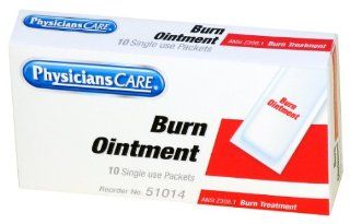 PhysiciansCare Burn Cream Packets, Box of 10 Individually Wrapped (Pack of 5): Health & Personal Care