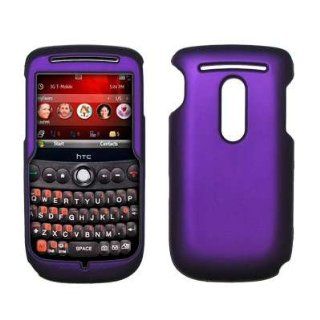Purple Rubberized Snap On Cover Hard Case Cell Phone Protector for HTC Dash 3G S522 [Accessory Export Packaging] Cell Phones & Accessories