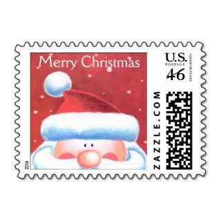 Santa postage stamp