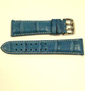 Invicta 24mm Blue Crocodile Strap (IS397) at  Men's Watch store.