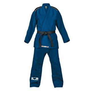 Bad Boy Adult Standard Brazilian Jiu Jitsu Gi   BJJ Kimono Single Weave   Blue : Martial Arts Uniforms : Sports & Outdoors