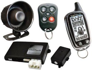 Unitech Uni335 Car Alarm Remote Start/keyless Entry Lcd Chrome Transmitter: Everything Else