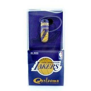 Earloomz SL 394 Los Angeles Lakers Spotlight   Bluetooth Headset   Retail Packaging   Purple/Yellow: Cell Phones & Accessories