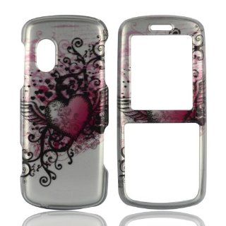 Talon Snap On Hard Design Phone Shell Case Cover for Samsung T401G (Grunge Heart): Cell Phones & Accessories