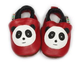 Cute Leather Soft sole Infant Toddler Baby Shoes 6 12m Panda: Shoes