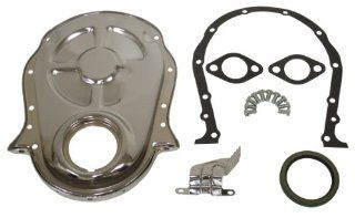 Chevy Big Block 396 402 427 454 Aluminum Timing Chain Cover Set   Polished: Automotive