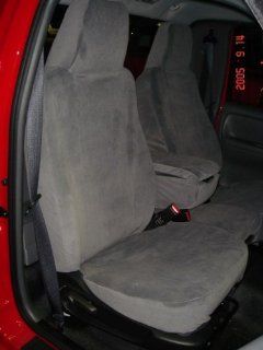 Exact Seat Covers, F396 V7, 2004 2005 Ford Ranger 60/40 Split Exact Seat Covers, Gray Velour: Automotive