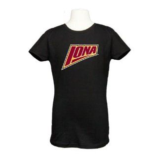Iona Youth Girls Black Fashion Fit T Shirt 'Iona' : Sports Fan T Shirts : Sports & Outdoors