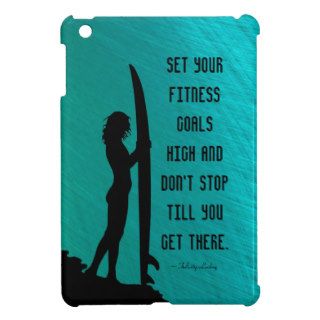 Turquoise Surfer for Fitness iPad Mini Case
