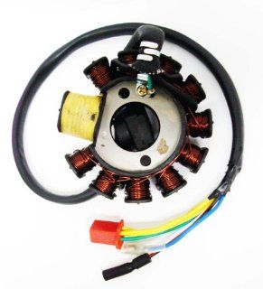 Magneto Stator 11 Poles Coil GY6 Motorcycle Scooter Moped 125cc 150cc Automotive