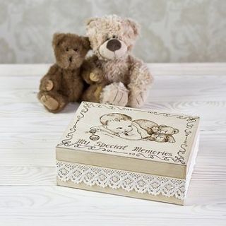 personalised baby memory box by wooden toy gallery
