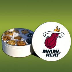 Mrs. Fields Miami Heat 96 Nibbler Cookies Tin